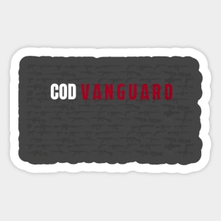 COD Vanguard and weapons of war Sticker
